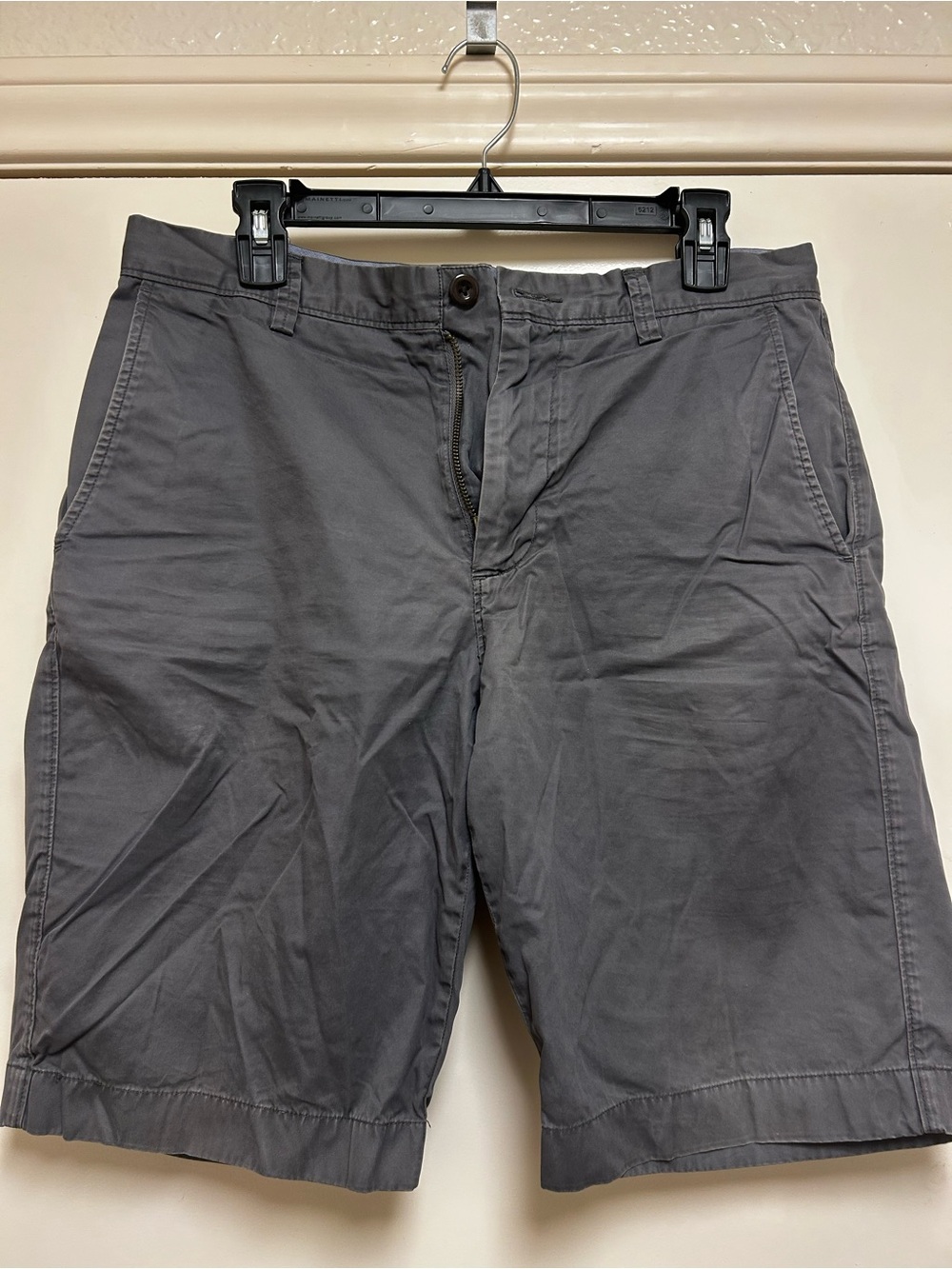 J. Crew Men's Charcoal Flat-Front Shorts